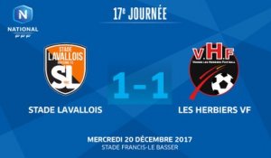 J17: Stade Lavallois MFC - Vendée Les Herbiers Football (1-1), le résumé