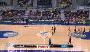 Basket - Eurocoupe (H) : L'Asvel au bout de l'effort à Gran Canaria