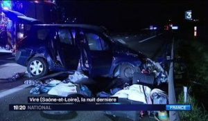 Autoroute A6 : un accident impliquant une voiture à contresens tue trois personnes