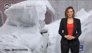 Neige record et grand froid aux USA