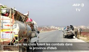 Syrie: les civils fuient les combats dans la province d'Idleb