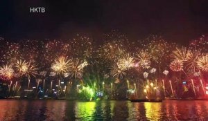 Hong Kong fête le passage en 2018