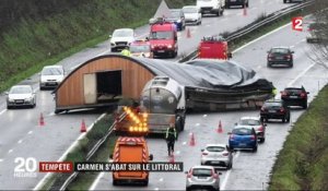 Tempête Carmen : quelques dégâts dans l'ouest de la France
