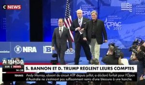 Donald Trump demande la non-publication d'un livre explosif de Steve Bannon son ancien conseiller pendant sa campagne