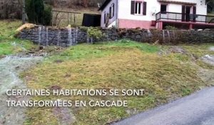 Une maison se transforme en cascade à Bussang