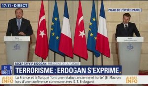 "Tu ne parles pas comme un journaliste" Quand Erdogan répond sèchement en conférence de presse
