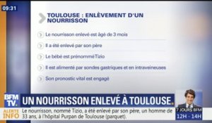 ALERTE ENLÈVEMENT - Un nourrisson est recherché à Toulouse, son pronostic vital est engagé