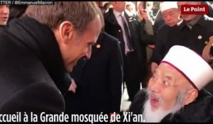 Emmanuel Macron en visite en Chine