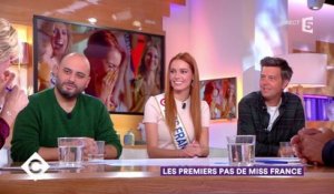 Maëva Coucke (Miss France) et Jérôme Commandeur - C à Vous - 08/01/2018