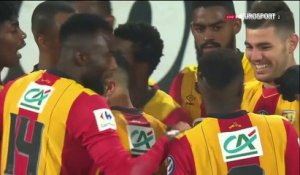 Diarra surprend le gardien de Boulogne avec un coup franc direct et place Lens devant