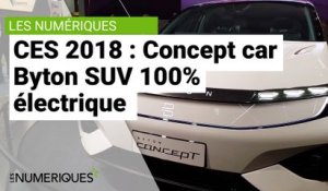 CES 2018: Concept car Byton SUV 100% électrique et autonome