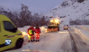 À Bonneval-sur-Arc, des murs de neige érigés le long des routes