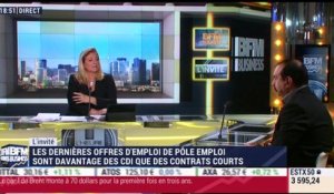 Emmanuel Lechypre: les dernières offres d'emploi de Pôle emploi sont davantage des CDI que des contrats courts - 11/01