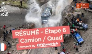 Résumé - Camion/Quad - Étape 6 (Arequipa / La Paz) - Dakar 2018