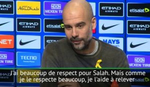 Man City - Guardiola : "Ne comparez pas Salah à Messi"