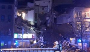 Un immeuble soufflé par une explosion en Belgique, la piste terroriste écartée