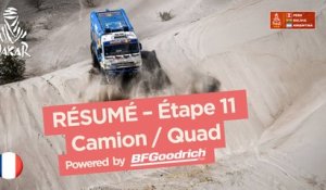 Résumé - Camion/Quad - Étape 11 (Belén / Fiambalá / Chilecito) - Dakar 2018