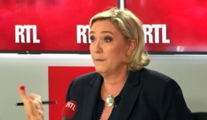 Marine Le Pen était l'invitée de RTL le mardi 3 juillet 2018