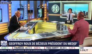 Le Rendez-Vous des Éditorialistes: Geoffroy Roux de Bézieux, élu président du Medef - 03/07