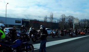 Chambéry : les motards en colère bloquent la VRU
