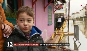 Val-de-Marne : Villeneuve-Saint-Georges sous les eaux, les habitants attendent la décrue