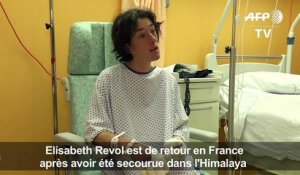 Rescapée de l'Himalaya, Elisabeth Revol de retour en France
