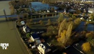 Les inondations en Seine-Maritime vues du drone BFMTV