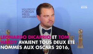 Leonardo DiCaprio : Tom Hardy perd un pari et finit avec un nouveau tatouage