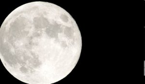 La super lune filmée d'un appareil photo !! Impressionnant !