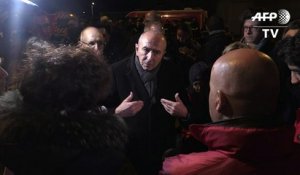 Collomb à Calais après des affrontements violents entre migrants