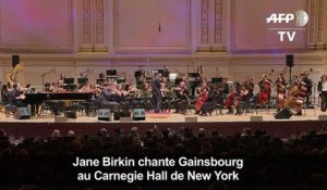 Birkin sublime la symphonie Gainsbourg à New York