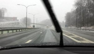 La neige en région liégeoise ce 2 février 2018