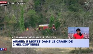 Crash de deux hélicoptères dans le Var, cinq morts (vidéo)
