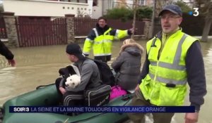 Inondations : la Seine et la Marne toujours en vigilance orange