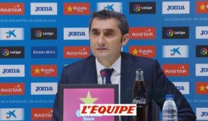 Foot - ESP - Barça : Valverde «Il était temps de reposer Messi»
