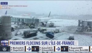 De Roissy à Paris, les images de l'Île-de-France sous la neige