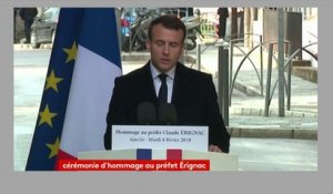 Emmanuel Macron s’adresse à la famille Érignac "La justice de la République sera rendue sans complaisance, sans oubli, sans amnistie."