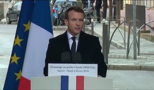 Emmanuel Macron : "La Corse a été salie"