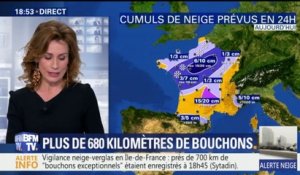Des cumuls de neige de 3 à 20 centimètres prévus en France dans les prochaines 24 heures
