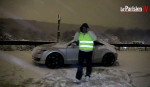 Neige en Ile-de-France : une nuit avec les naufragés de la N118