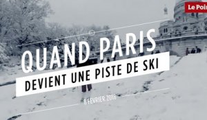 Quand Paris devient une piste de ski