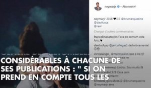 Un post de Neymar, la star du PSG, sur les réseaux sociaux vaut près de 500 000 euros