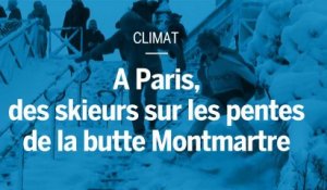 Skier à Montmartre ? On le faisait déjà en 1946