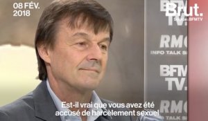 Harcèlement sexuel et plainte contre lui : Nicolas Hulot s'explique