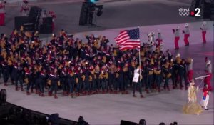 JO 2018 : Le défilé du contingent américain !!