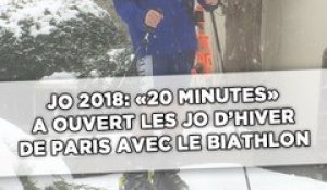 JO 2018: «20Minutes» a ouvert les JO d’hiver de Paris avec le biathlon