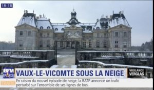 Les images du château de Vaux-le-Vicomte sous la neige