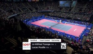 1/2 finale : Lucas Pouille vs Jo-Wilfried  Tsonga - 10/02/2018