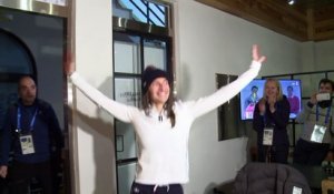 JO: Perrine Laffont fête sa médaille d’or en ski de bosses