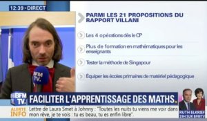 Plus de formation, test de la méthode de Singapour... Ce que propose Villani pour réenchanter les maths